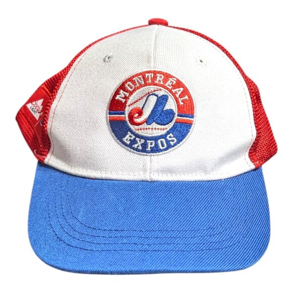 Montreal Expos Vintage Cooperstown Collection Coors Light Mesh Snapback Hat - Picture 1 of 7